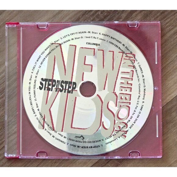 New Kids on the Block Step by Step (CD, Jun-1990, Columbia (USA) CD Only - Picture 1 of 3